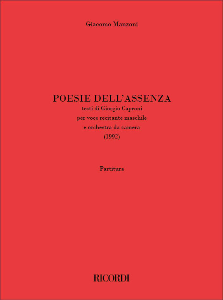 Poesie dell'assenza